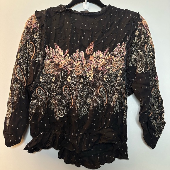 Floral Paisley Women's Top - Picture 3 of 3
